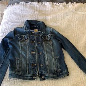 Abercrombie &Fitch Vintage Distressed Denim Jacket